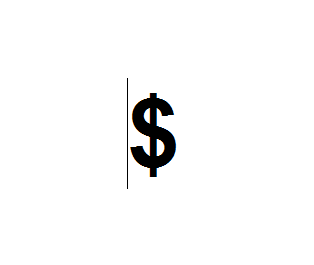 dollar sign